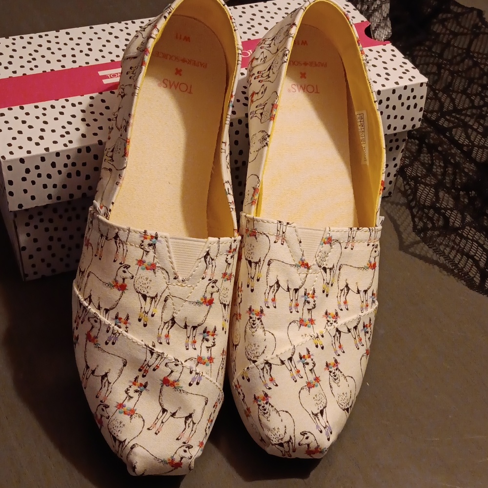 Toms Alpargata Floral Llamas